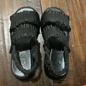 Platform Ganni sandals excellent condition